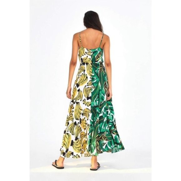 chinese dress ladies Vestido Ala Farm Rio Amaznia
